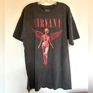 Nirvana In Utero Kurt Cobain T Shirt
